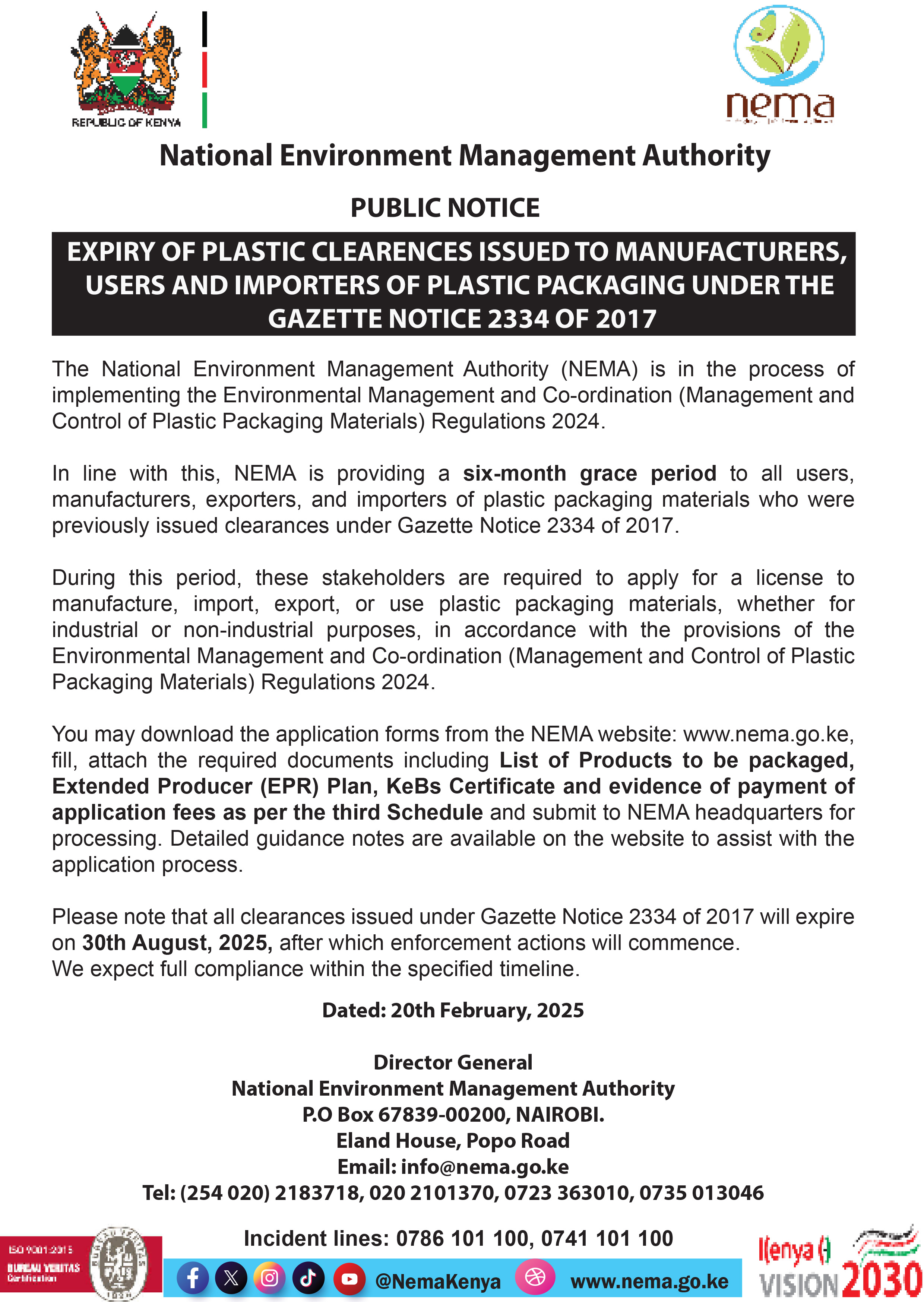 Public Notice on Plastics Ban3